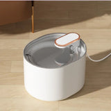 Automatic Cat Water Fountain USB Water Feeder Bowl with 6 Filter Cartridges, Ore White, Quiet V1188-MS-611-004