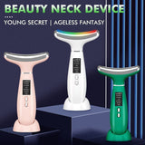 Face Massager -4 Color Red-Light-Therapy for Face and Neck for Wrinkles, Double Chin, Vibrating V1107-110-20763-GRN-59MM