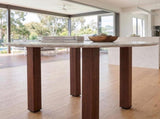 Willowmarble Round Dining Table V264-DNT-431S-WLA-11M