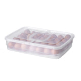 Portable Egg Storage Box 34 Grids Plastic Egg Storage Carrier with Handle for Kitchen Refrigerator V1294-YM0901-3117240151711