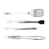 4 Piece Stainless Steel BBQ Grill Tool Set, Heavy Duty Rust Resistant Utensils for Camping, Outdoor V1189-LC-HW-00502