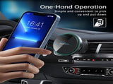 CHOETECH T204-F 15W Magnetic Car Charger Holder with LED Light V28-ELECHOT204F