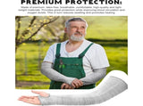 3 Pairs Elderly Arm Sleeves for Thin Skin Protective Arm Covers with Thumb Hole Arm Protectors from V1369-AZ3-W-18992