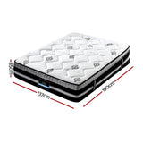 Giselle Bedding Double Mattress 35cm Bed in a Box Pocket Spring Gel Memory Foam MATTRESS-B-GALAXY-D