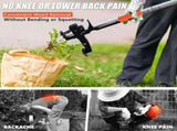 Weed Puller Tool, Gardening Stand Up Weeder Puller with 39.3" Ergonomic Long Handle and 4 Stainless V1107-CS-VWUUIT1