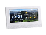 Artiss 7" Smart Digital Clock Calendar HD IPS Touchscreen Weather Photo Frame DDC-7INCH-WIFI-WH