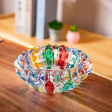 Kristallen ashtray - Cigarette ashtray holder - Office decoration for home/office - Antique V1259-DP01-BO-549
