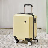 Yellow 14 Inch Lightweight Carry-on Luggage for heights over 1.6m - Underseat & Overhead Cabin V888-ELOSUNG42789