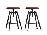 Levede 2x Industrial Bar Stools Kitchen BR1013