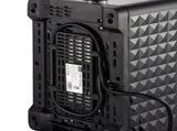 2-Slice Retro Toaster with Diamond Textured Finish, Stainless Steel Body, and Removable Crumb Tray V1341-ZY-XQGXWPV3-BLACK