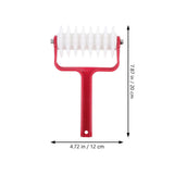 1Pc Pizza Dough Roller Red Kitchen Gadget for Uniform Baking and Bubble Prevention V1370-AZ4-14526