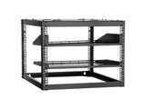 10U Open Frame Network Rack, 585 mm Depth, Wall Mounted or Floor Standing Server Rack, Heavy Duty 4 V952-KFSJJHS10UW2AL07C001V0