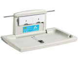 Wall-Mounted Baby Changing Station, Horizontal Foldable Diaper Change Table with Safety Straps and V952-YYSNBTHS0000EZO8FV0