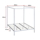 4 Four Poster King Bed Frame V63-826601