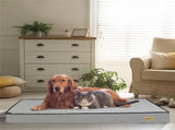 Soft Washable Dog Bed with Anti-Slip Crate Mat V767-P-XD328-XL