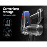 Devanti Handheld Vacuum Cleaner Bagless Cordless Red 150W VAC-CL-K7-RD