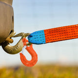 Alloy Steel Winch Hook, Orange Heavy Duty S-Shape for Trailer Towing V1192-AZ-W-31240