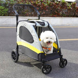Dog Stroller Foldable Pet Travel Cart M Size V178-66840