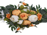 2pcs Artificial Wedding Arch Flowers Colorfast Exquisite Romantic Wedding Welcome Signs Floral V1294-YM0901-3115240006813