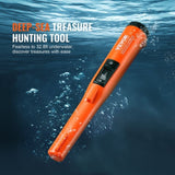 VEVOR Metal Detector Pinpointer IP68 Waterproof Handheld Detector Wand with LCD V952-JCKJSTCBSIP62MUFKV9