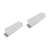 2-Pack Wooden Floor Mirror Holders Full Length Mirror Support Rack for Artwork and Display Stand V1369-AZ3-W-18046