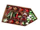 Christmas Tree Ornaments Assorted Set Lightweight Electroplated Christmas Tree Hanging Balls V1294-YM0512-3115220146714