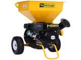 Ducar 7HP Wood Chipper Shredder Mulcher Grinder Petrol Yellow Black WCP-Z05-YLBK