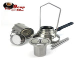 2 In 1 Camping Stainless Steel 9Cup Pot Moka Coffee Maker Italian Espresso Kettle 2024 NEW MODLE V891-ZY-COF-NOE-CAMPING9CUP-X1