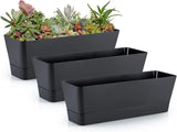 Flower pots - Balcony plant pot/flower pot - Railing/fence - Garden - rectangle - flower boxes - 3 V1188-MS101-02101-1