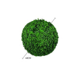 Large Green Leaf Buxus Faulkner Topiary Ball UV Resistant 48cm V637-DP1001537