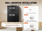 Double Doors 7.2 cu.ft Safe Box with Key Lock & Password, Safe Lock Box with Fireproof Bag, Key V952-LMBXXLS782CUWAFUQV9