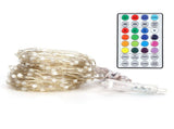 16Colors 200LEDs String Light Copper Wire RGB Decor Lamp IR Remote Control Timing Waterproof V1294-YM0901-3119210002411
