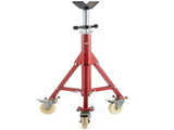 Pipe Stand, Pipe Jack Stands with Casters Adjustable Height 28-52 Inch, V Head Pipe Stand 882 LB, V952-GJGJXDL1107AV65OSV0