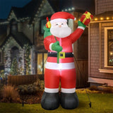 Santaco Inflatable 2.4M Santa Claus LED Christmas Decor INFL1053