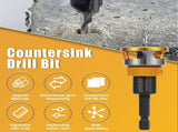 Carbon Steel Countersink Drill Bit Set Wood Heat Resistant Woodworking Drill Bit with Depth Stop V1370-AZ4-10548