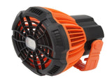 Outdoor Tent Fan Remote Control Hangable Fan with LED Light Battery Operated USB Rechargeable Fan V1294-YM0703-3113230169511