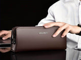 Men'S Leather Clutch Bag Men'S Accessories High-Quality Leather Stylish Clutch - Black - Size V1347-918-24073-BLK-23-4-14