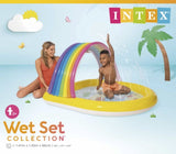 Intex Rainbow Arch Inflatable Spray Kiddie Pool 57156 V1032-IXRAINBOWARCH-57156
