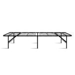 Artiss Folding Bed Frame Metal Base - Single FOLD-D-SINGLE-BK