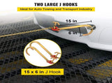 V Bridle Chain, 5/16 in x 2 ft Tow Chain Bridle, Grade 80 V-Bridle Transport Chain, 9260 Lbs Break V952-SZGLTJ5162FT00001V0