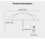 Automatic Umbrella Elegant Black, 110 cm for Style Conscious V1237-ZY-506-0310