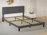 Levede Bed Frame Upholstered Platform Mattress Base Queen BF1079-Q-AU