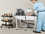 86.4 cm Dog Washing Station, Stainless Steel Pet Grooming Tub Bathtub, Professional Dog Wash Sink V952-BXGCWYG34CZJFJ0C0002V0