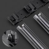 Fishing Rod Holder for Boat, Yacht, Garage Side Storage Tool, 4 Tube Rod Rack, Wall Mounted Fishing V1366-AZ2-W-14520