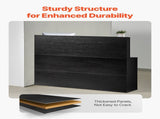Reception Desk, 1400 x 800 x 1200 mm L-Shaped Front Counter Table, Office Reception Counter with V952-YBQTLX1CDCCJ185MFV0