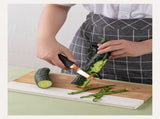 Green And Rose Gold 7-Piece Kitchen Gadget Set - Stainless Steel Utensils with Comfort Grip Handles V888-ELOSUNG23934