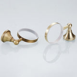 European Luxurious Antique Bronze Toilet Brush Holder Set Wall Mounted Brass Bathroom Accessories V1294-YM0717-10103074