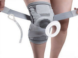 Knee Pro - Protective Short-Style Strap-On Knee Sleeve Brace for Fitness, Running, Outdoor Sports & V1370-AZ4-17782