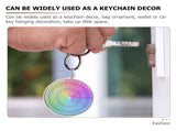 WHAMVOX 2-Pack Metal Hanging Emotion Wheel Keychain Set, Decorative Key for Bags and Keys V1189-WXFWAL-20260326-02310