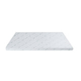 Giselle Bedding 8cm Memory Foam Mattress Topper 7-Zone Graphite Single MATTRESS-TOP-7Z-8-GY-S